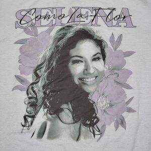 Official Selena SS Light Lavender Tee "Como La Flor" - Size XL